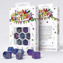 Happy Birthday Dice Set - Streamers