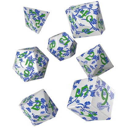 Full Art Dice Set Porcelain