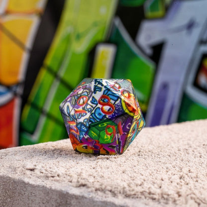 Full Art Dice Set Graffiti