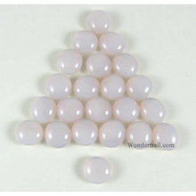 Gaming Stones Crystal Pink Glass Stones Qty 23-27 in 4" Tube