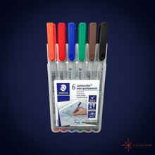 Chessex Water Soluble 6-Pack Markers Medium-Tip