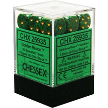 Chessex D6 Speckled 12mm d6 Golden Recon Dice Block 36 dice