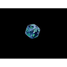 Chessex D20 Dice Gemini Mini-Polyhedral Black-Grey/green d20