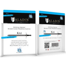 Paladin Premium Kai Clear Sleeves - 70x70 mm 55 Sleeves Per Pack