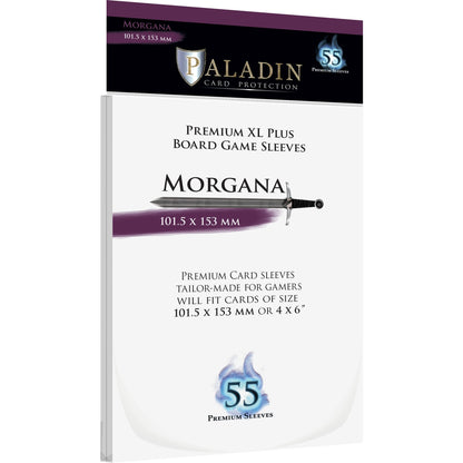 Paladin Premium Morgana Clear Sleeves - 101.5x153 mm 55 Sleeves Per Pack