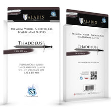 Paladin Premium Thaddeus Clear Sleeves - 130x195 mm 55 Sleeves Per Pack