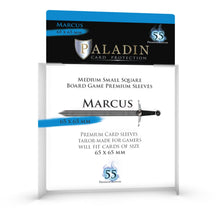 Paladin Premium Marcus Clear Sleeves - 65x65 mm 55 Sleeves Per Pack
