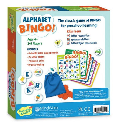 Peaceable Kingdom Alphabet Bingo! Game