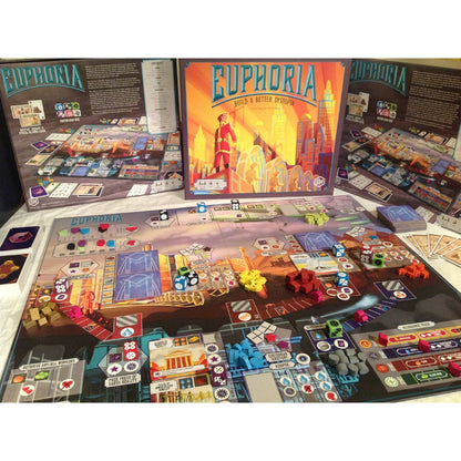 Stonemaier Games Euphoria: Build a Better Dystopia Game