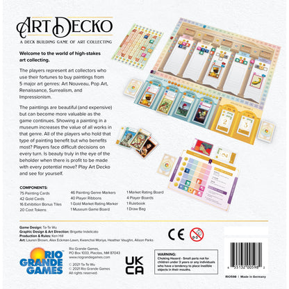 Art Decko Deck Building Game Game