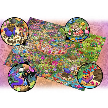 Vizzles Alice In Wonderland 1000pc Jigsaw Puzzle
