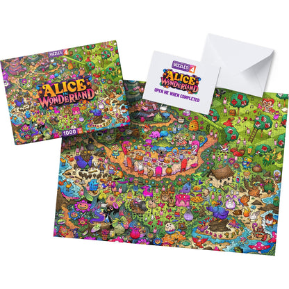 Vizzles Alice In Wonderland 1000pc Jigsaw Puzzle