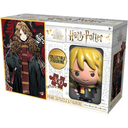 Prime3D Puzzle and Figurine - Harry Potter - Hermione Granger 300 Piece 3D Puzzle