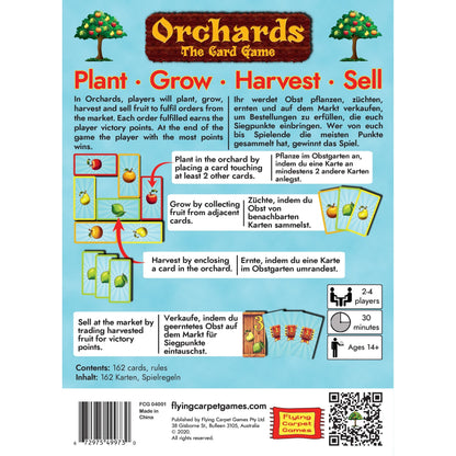Orchards The Card Game Game