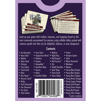 The Deck of Loot - Core Pack 2 - CR 5-10 Game