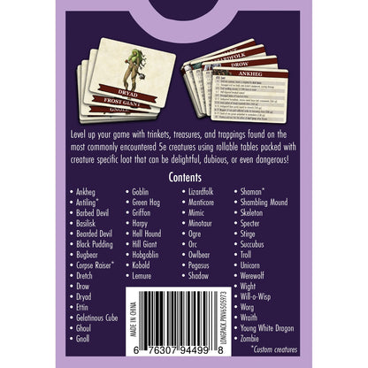 The Deck of Loot - Core Pack 1 - CR 0-6 Game