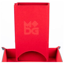 Fanroll By Metallic Dice Games MDG - Fold Up Velvet Dice Tower Red
