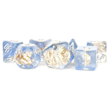 MDG Resin Polyhedral Dice Set 16mm - Sea Conch