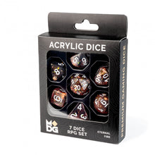 Fanroll By Metallic Dice Games MDG Eternal Fire 16mm Resin Dice Set