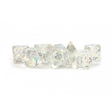 MDG Resin 16mm Poly Dice Set - Rainbow Frost