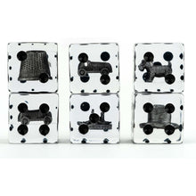 Fanroll By Metallic Dice Games MDG Monopoly 22mm Oversized Dice and Token Set Board Game