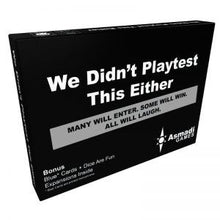 We Didn't Playtest This Either Game