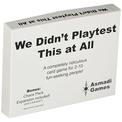 We Didn't Playtest This at All Game