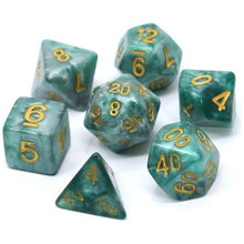 Die Hard Dice Polymer RPG Polyhedral Set - Serpentine