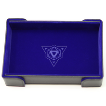 Die Hard Dice Folding Rectangle Tray - Blue Velvet