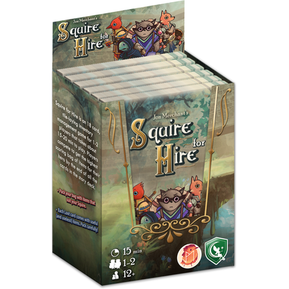 Squire for Hire Counter Display CDU of 6 Game