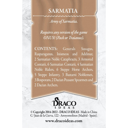Onus! Army XII Sarmatia Game
