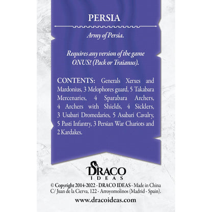 Onus! Army V Persia Game