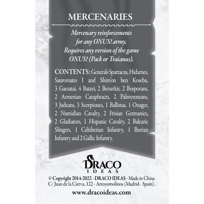 Onus! Army XIII Mercenaries Game