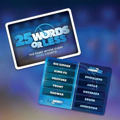25 Words or Less Game