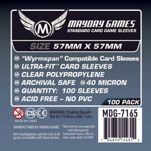 Mayday - Standard "Wyrmspan Compatible" Card Sleeves 57x57 100/pack