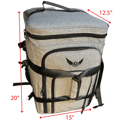 Ultimate Game Night Backpack Bag -Charcoal Grey