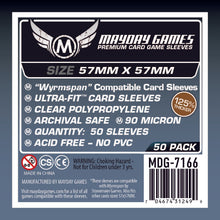 Mayday - Premium "Wyrmspan Compatible" Card Sleeves 57x57 50/pack