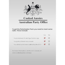 Cooked Aussies PartySeeker Pack Game