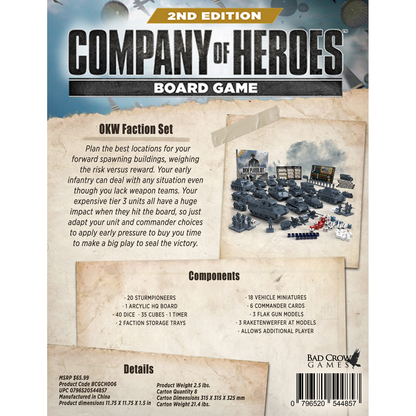Company of Heroes 2nd Edition OKW Player Set Game