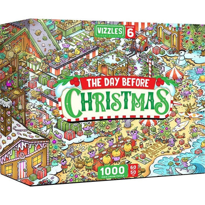 Vizzles The Day Before Christmas 1000pc Jigsaw Puzzle