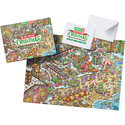 Vizzles The Day Before Christmas 1000pc Jigsaw Puzzle