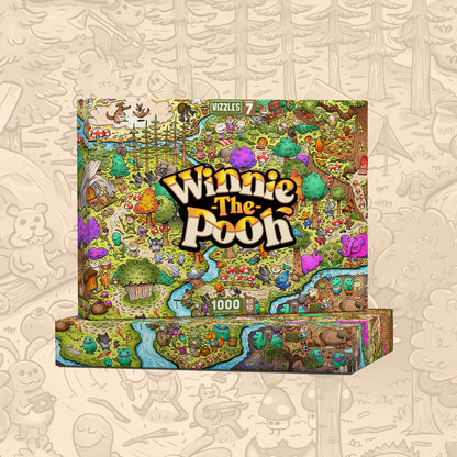 Vizzles Winnie-the-Pooh 1000pc Jigsaw Puzzle