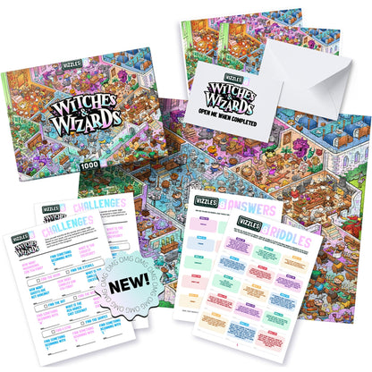Vizzles Witches and Wizards 1000pc Jigsaw Puzzle