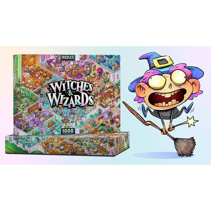 Vizzles Witches and Wizards 1000pc Jigsaw Puzzle