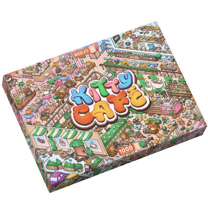 Vizzles Kitty Cafe 1000pc Jigsaw Puzzle
