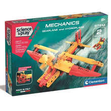 Clementoni Science & Play Mechanical - Mechnaical Lab Seaplane & Hydroplane Toy