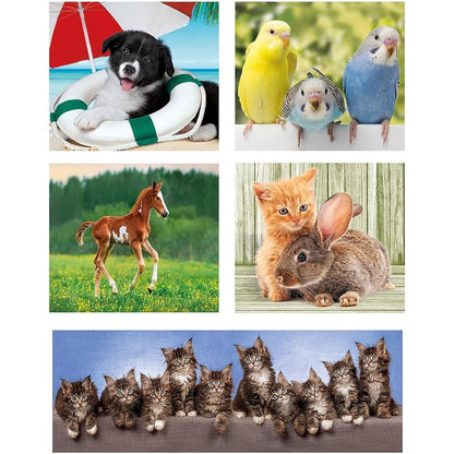 Clementoni 10 in 1 Puzzle  Animal Friends