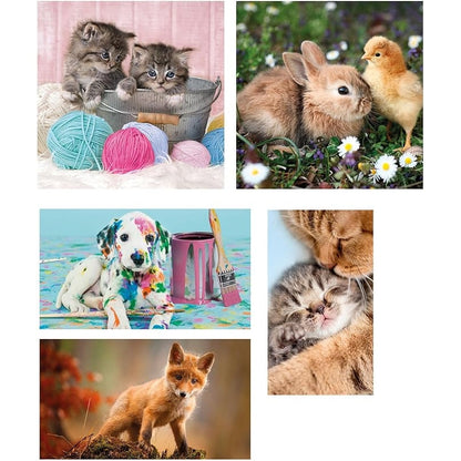Clementoni 10 in 1 Puzzle  Animal Friends
