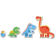 Clementoni My First Puzzles Dinosaurs 4 Shaped Puzzles