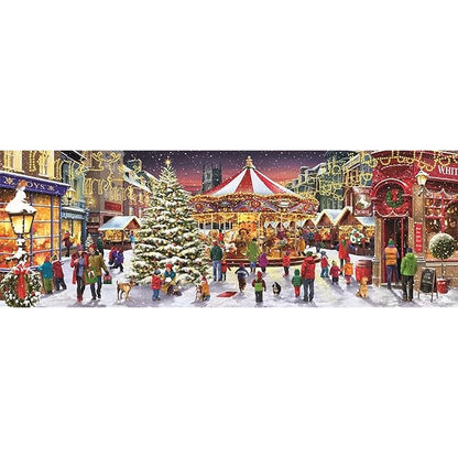 Clementoni Panorama Puzzle Christmas Village 1,000 Pieces